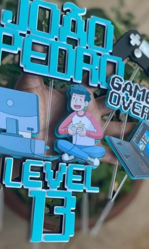 Topo de Bolo Video Game