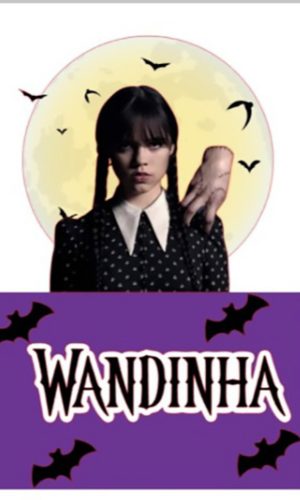 Topo de Bolo Wandinha