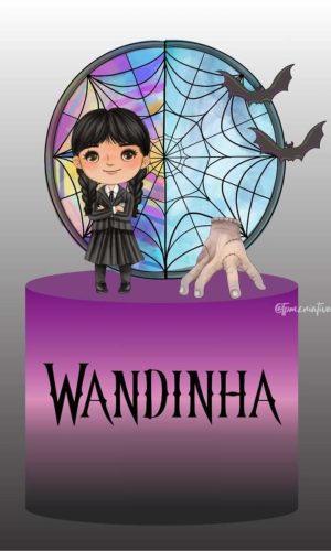 Topo de Bolo Wandinha
