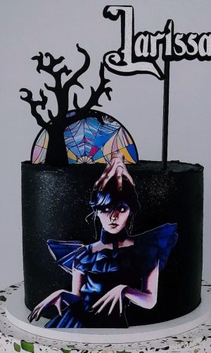 Topo de Bolo Wandinha
