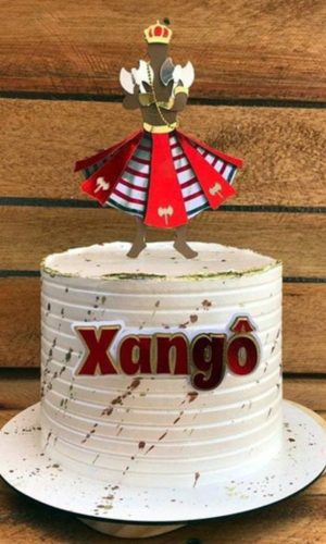 Topo de Bolo Xangô