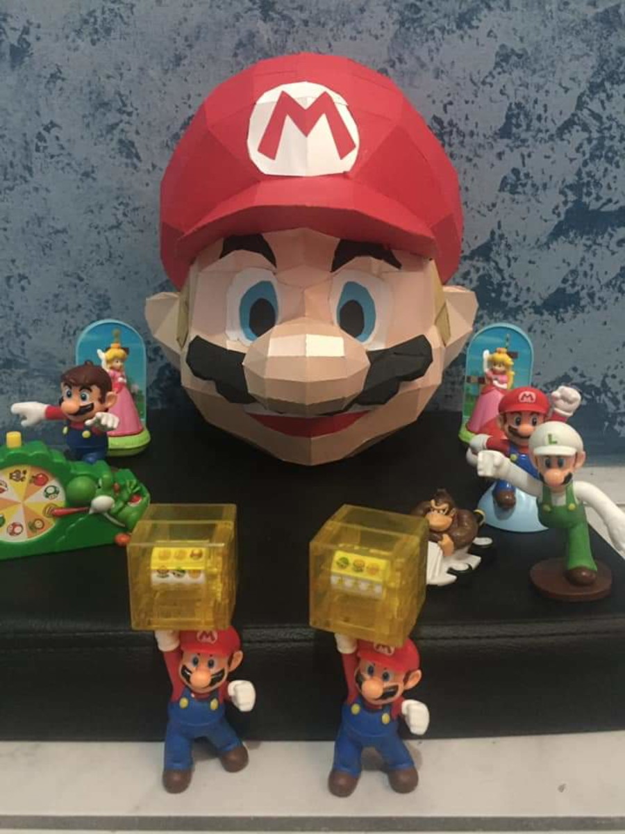 Arquivo de Corte - Low Poly (super Mario) 1