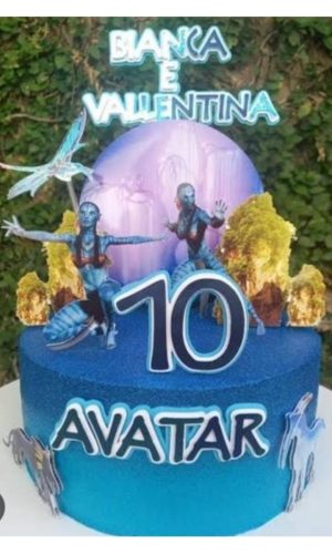 Arquivo de Corte - Topo de Bolo (avatar) 1