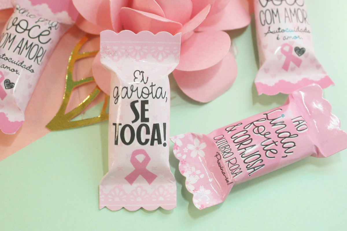 Arquivo Digital - Balas (outubro Rosa) 4 - Png, pdf - Imagem 3