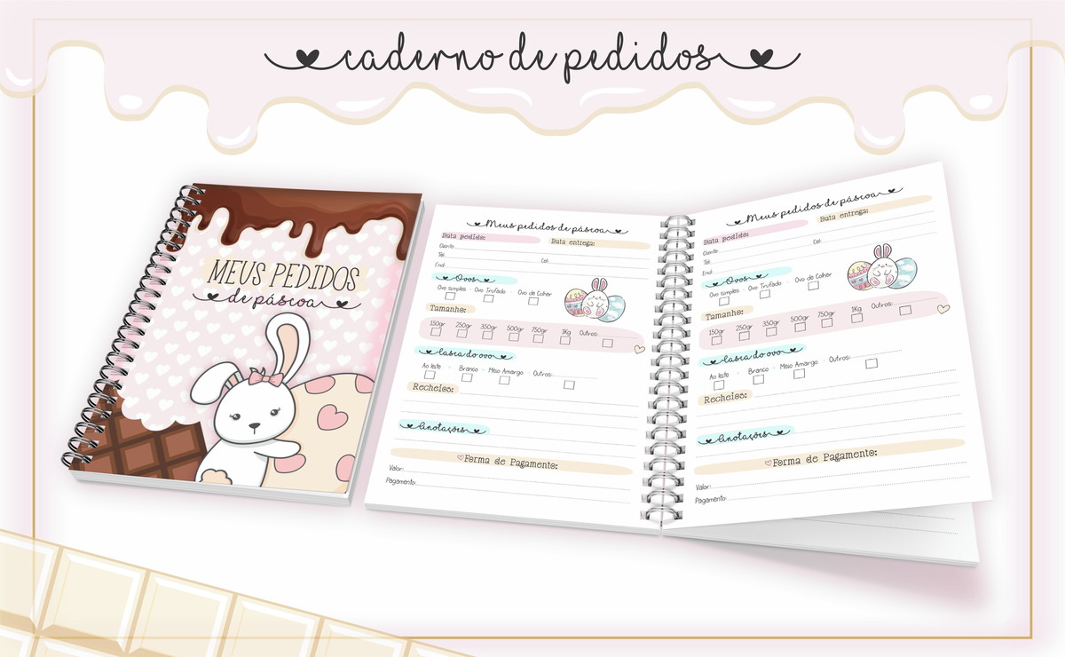 Arquivo Digital - Caderno de Pedidos (Páscoa) 1
